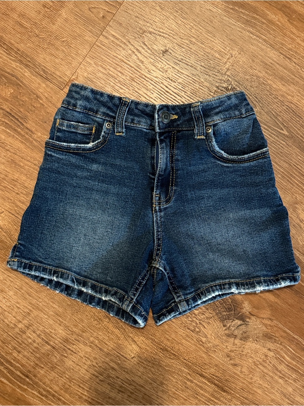 Evsie by Maurices Girls Dark Blue Denim Shorts Size 9